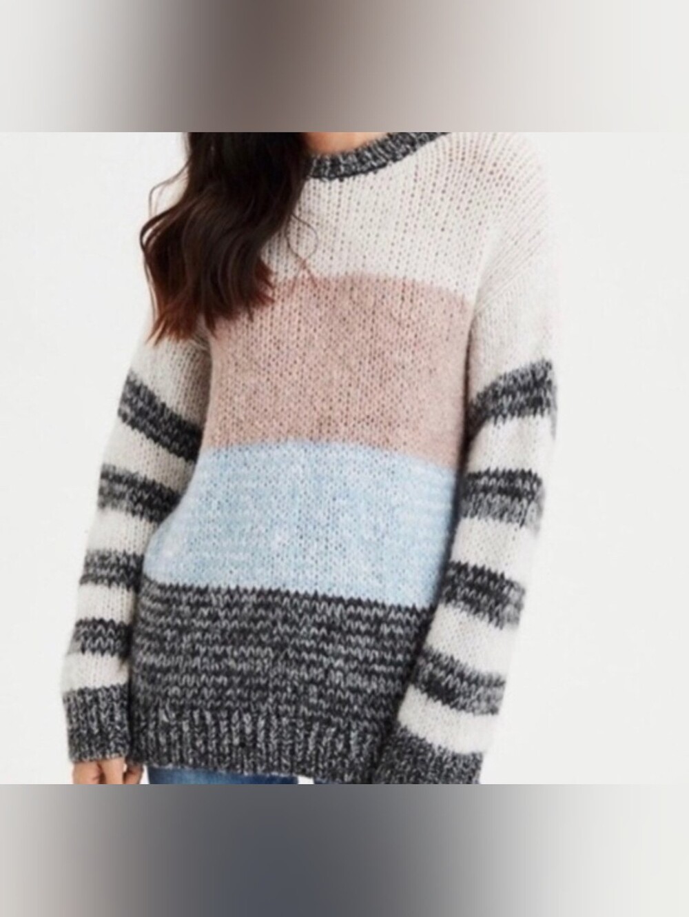 American Eagle Wool Sweater - Jegging Fit - Oversized - Size M